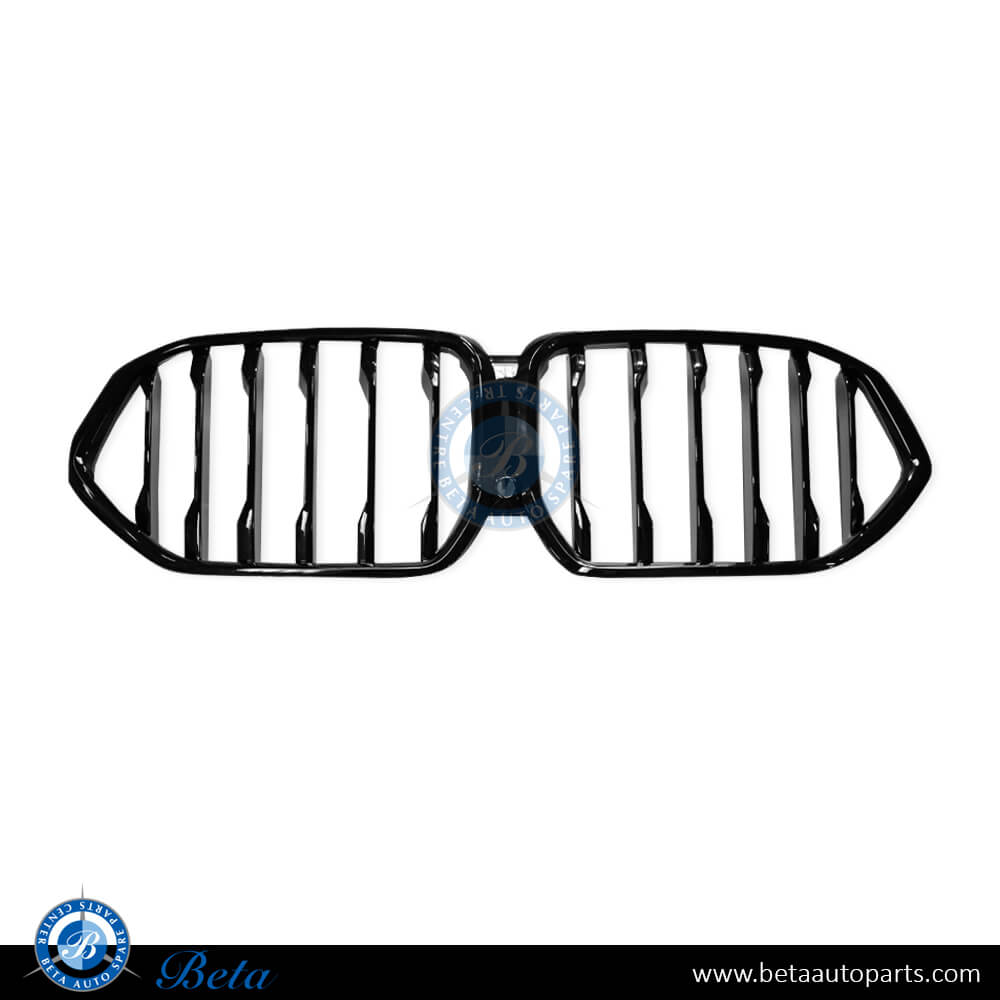 Radiator Grille Black and Gray for BMW X6 G06 2020-Up models, Part Number 51139503410 Radiator Grille Black and Gray for BMW X6 G06 2020-Up models, Part Number 51139503410